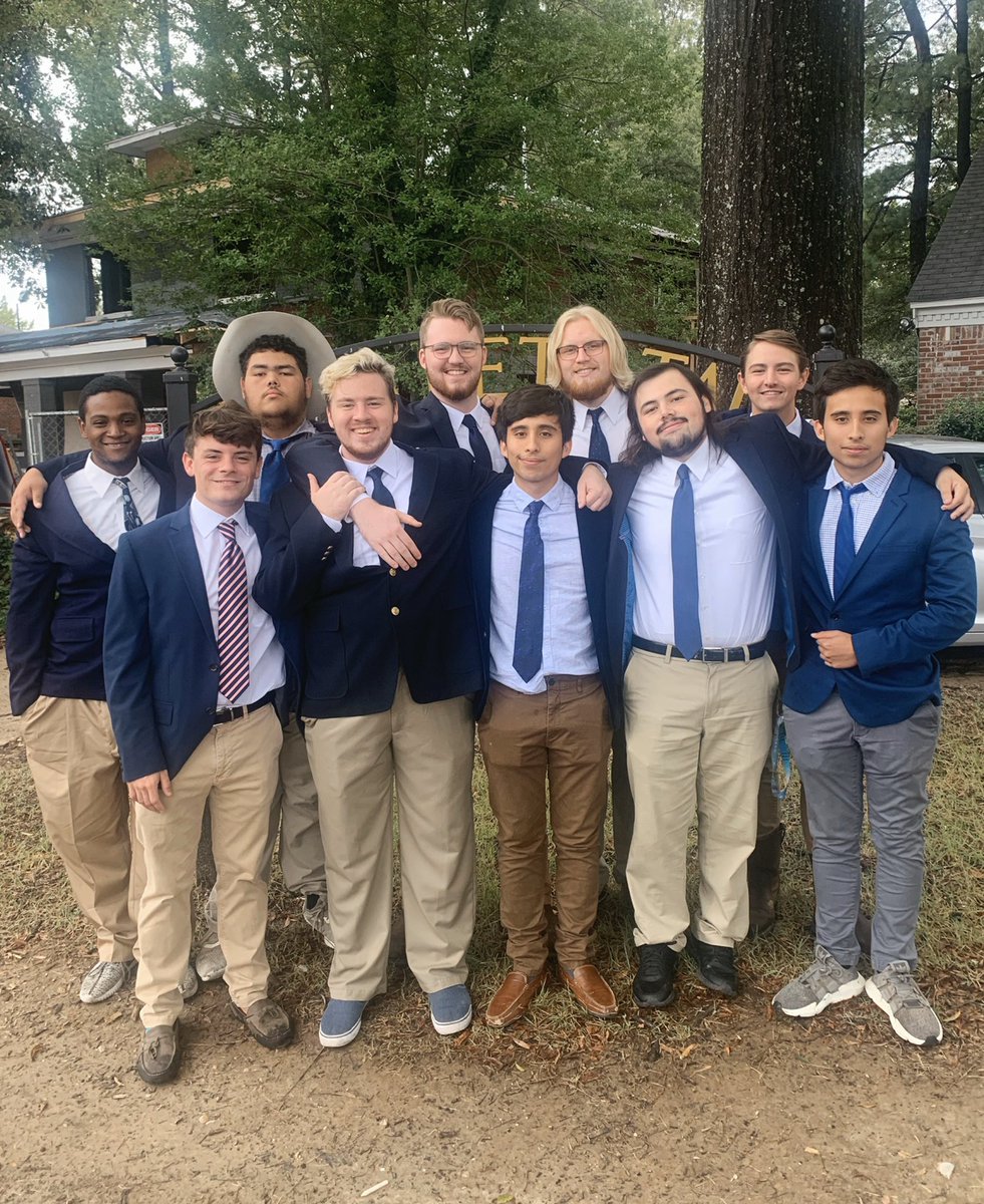 Congratulations to these ten men on being initiated into our brotherhood last night! We’re excited to watch them grow over the next four years. #GreatToBeAZeeb