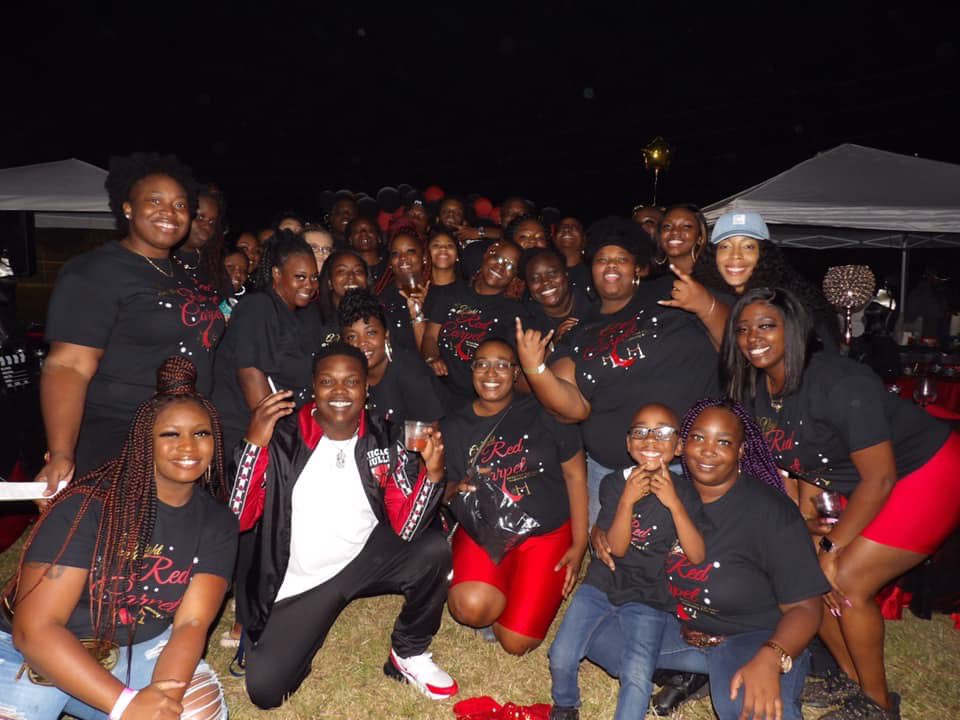 FloeticKyee's tweet photo. the best class to ever grace the halls of Battery Creek High School. we won the game and we won best tent(of course😎) all love in this pic. “we them ones” #BCHS11 #ANightOnTheRedCarpet #LLDolla #LLMach #LLKC #LLKadeem #LLDaniel https://t.co/OO5mzDQtKh