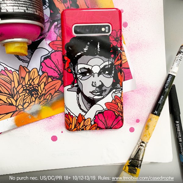 TMobileLatino's tweet photo. #EstamosUnidos celebrando Hispanic Heritage Month with a 🔥 new case drop. RT for a chance to win this fantástico @davidfloresart 📱case. #contest https://t.co/mZarCEgp8A