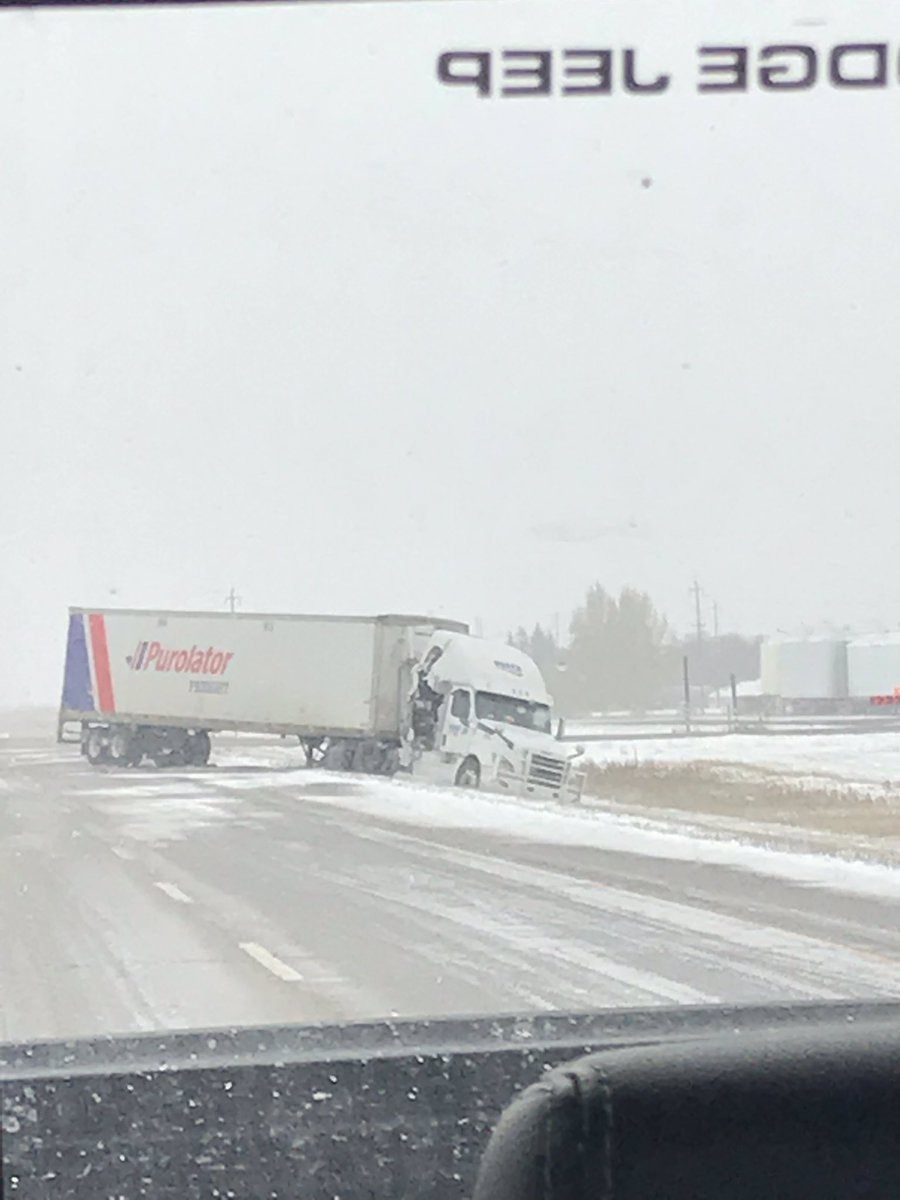 #MBHwy1 Barricaded at Virden