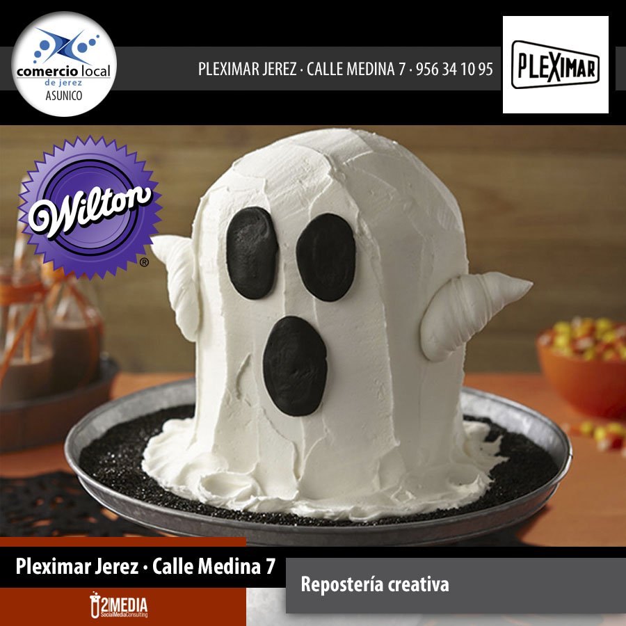 ComercioJerez's tweet photo. ... Y nos seguimos acercando sin prisa pero sin pausa al día en el que el miedo se hace terroríficamente dulce y divertido. Como esta tarta que nos muestran desde Wilton. Repostería creativa y muchas ganas de disfrutar, todo en un único postre. ¿Te animas a preparar uno?... https://t.co/qc8D4ZkARr