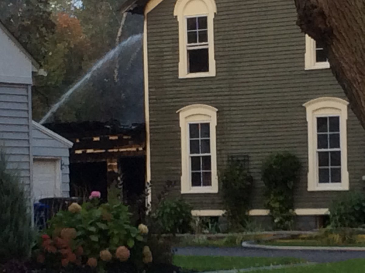 The East Aurora Fire Department responded to a structure fire on Girard