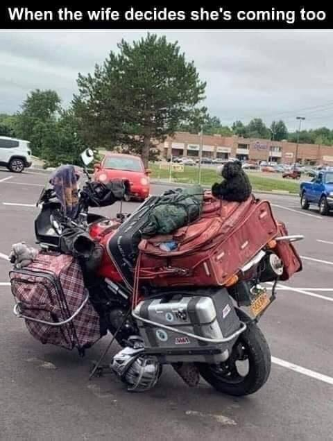 DKCustom1's tweet photo. Come on!
#wifesgoing #loadup #comeon #letsgo #riding #road #time #loadeddown #bikelife #harleylife #harleydavidson #motorcycles #lifebehindbars #ftw #rideordie #idratherberiding #dkcustom #stockbikessuck #livefree #ridefree #motorcycle https://t.co/ohIj3f5qVW