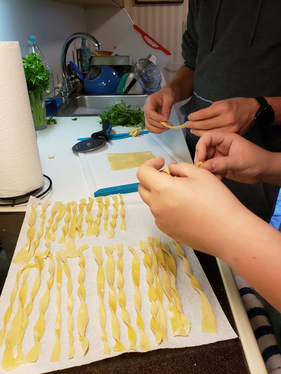JenLief's tweet image. Homemade pasta time with @carlsewall . Will be amazing with the upcoming homemade meatballs and red sauce.