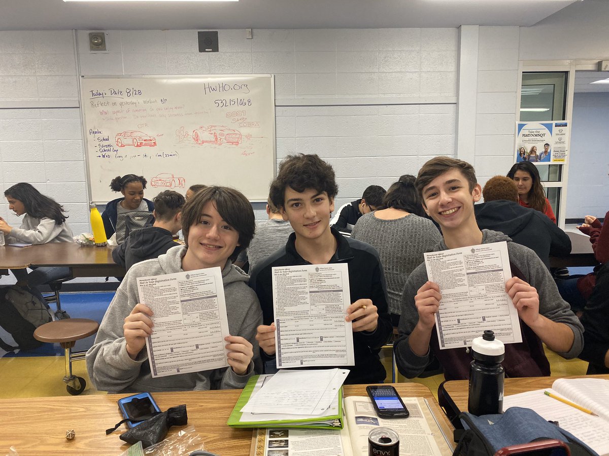 MassSOS's tweet photo. This Thursday, Save Our Schools was able to register over 20 DR voters during lunches! Students filled out forms that will be hand-delivered with enough time for 18-year-old’s to participate in the Town Meetings on the 28th and 29th! 

Thank you @DRHighSchool! https://t.co/DFviZk3UQZ