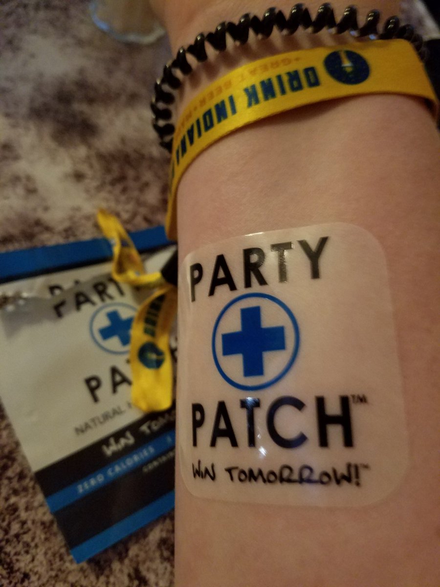 NoMeanCB's tweet image. Trying something new! Let's see if this can combat a day of beer festing and some margs! #fingerscrossed #partypatch