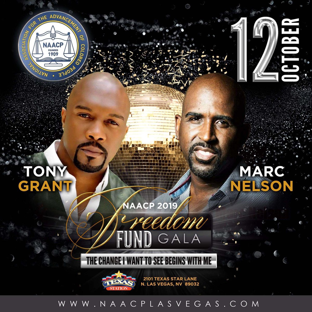 imarcnelson's tweet photo. Verified
🔥 Come join @tgrant621 and I as we support an excellent cause. It’s going down tonight! @naacp_lv1111 ・・・
Performing at the Gala is Grammy-nominated Marc Nelson and TONY Grant. You don’t want to miss it! https://t.co/KprJMgHJi8