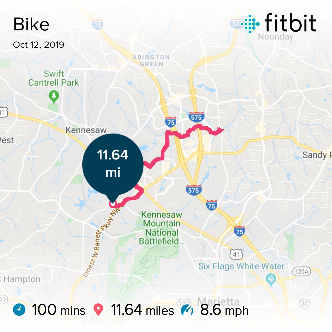 YotefoxCobalt's tweet photo. That has got to be one of the best times I've had on this route not counting stops at a couple of big intersections. Was definitely one of my most efficient bike rides. It helps to bike angry! #ThanksUGA!!!😡 https://t.co/dtsAQzfeol