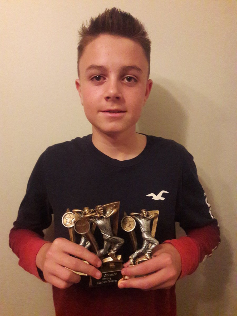 GreavesTL's tweet image. Very proud parents today.  Bowler of the year for Under 15's, Under 17's and 2nd XI team. Big thanks to all Managers and Second team captain. #WellDoneSon