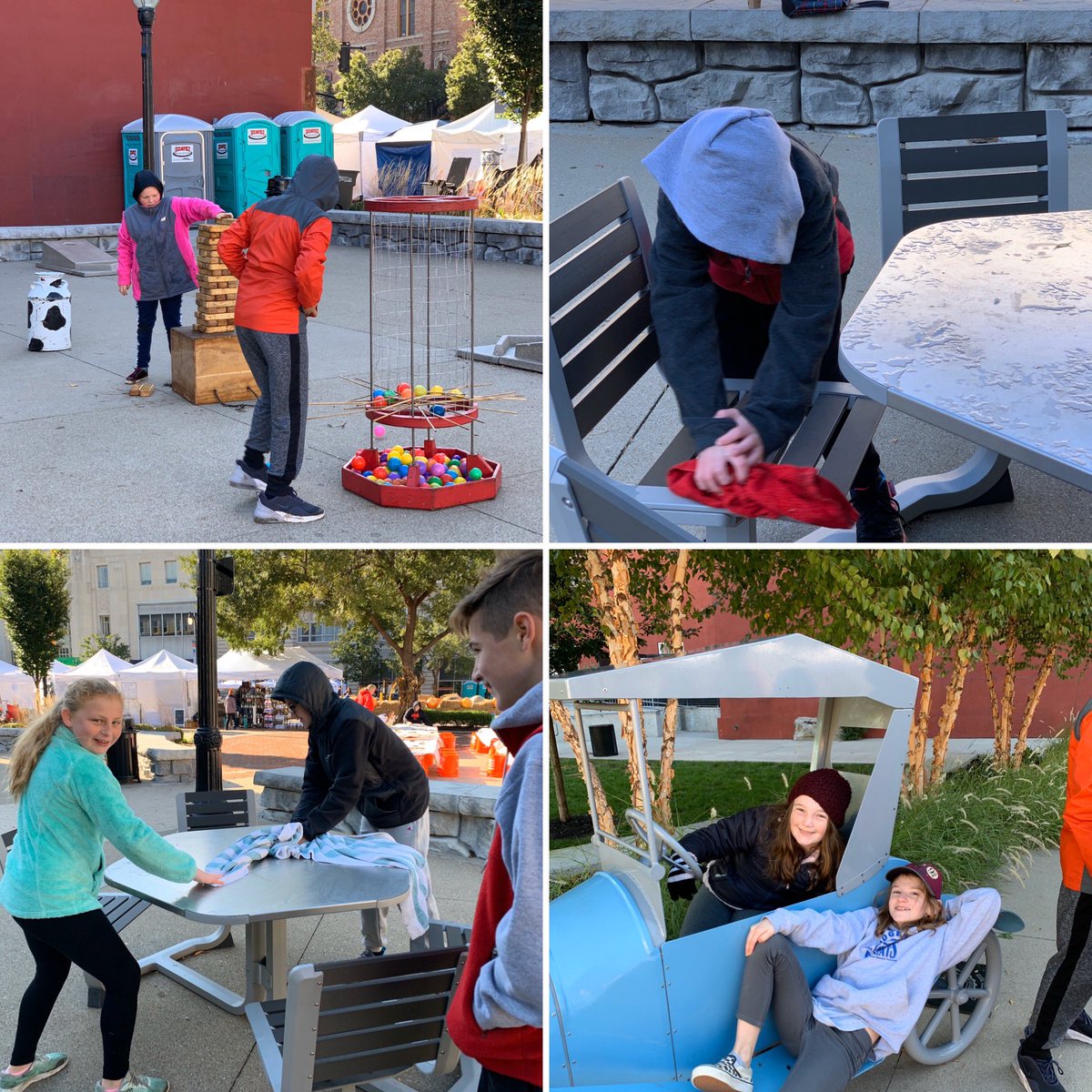 BobcatCouncil's tweet photo. What a beautiful day to volunteer at Operation Pumpkin!! ☀️🍁 Thanks to our Bobcat Council members that came out to help. Our student leaders are the best! 😁🎃💙 #BPOnTheMove #BPBCOnTheMove #BigBlueOnTheMove https://t.co/kmUud4RArS