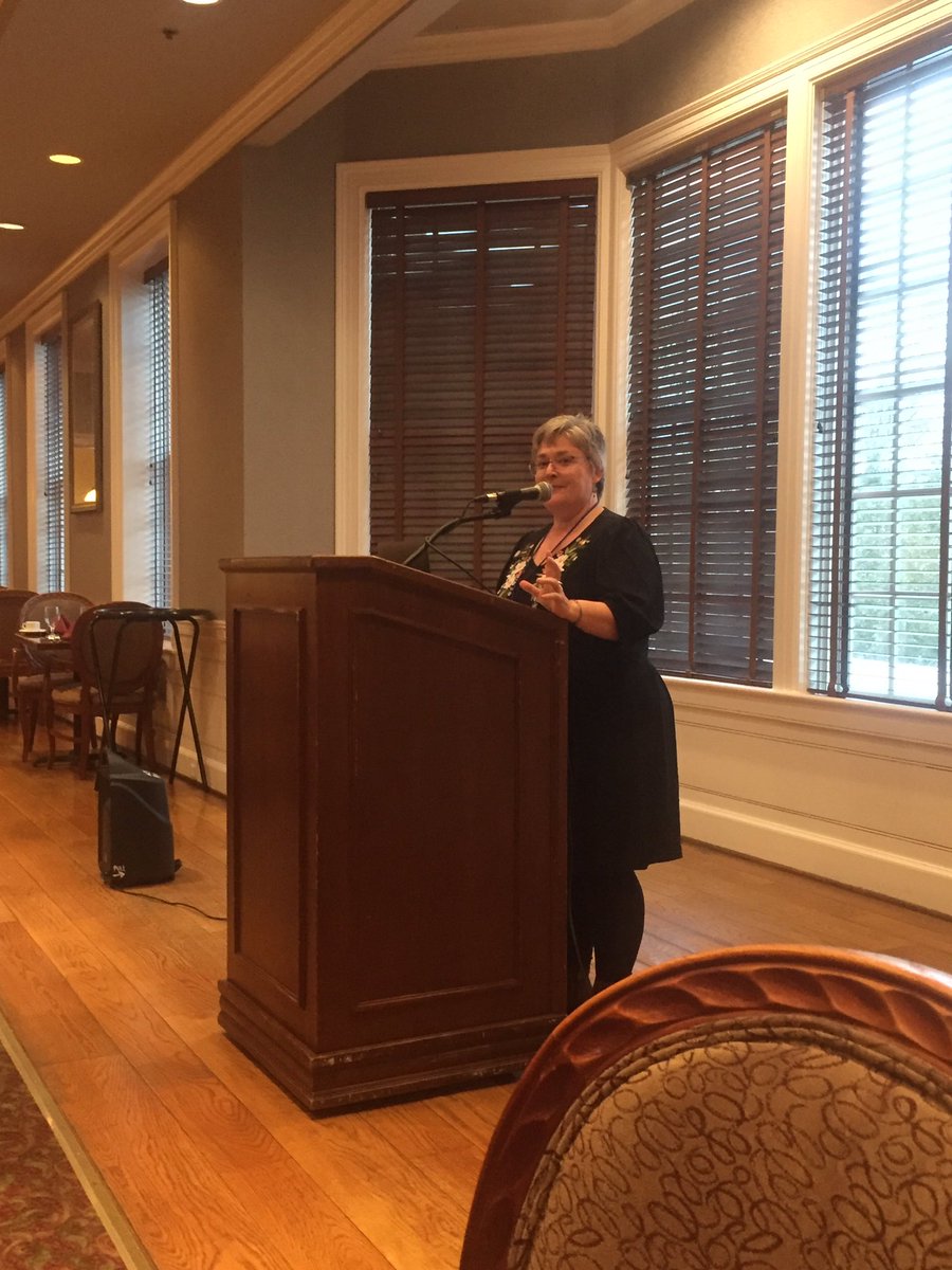 ANCMeredith's tweet photo. “It’s a tough time to be a teacher right now, [... but] I have seen our conference theme of Coming Alive expressed this weekend in so many ways.” ~@paigehorst #VATE19 @VATEnglish https://t.co/waF66K8R6a