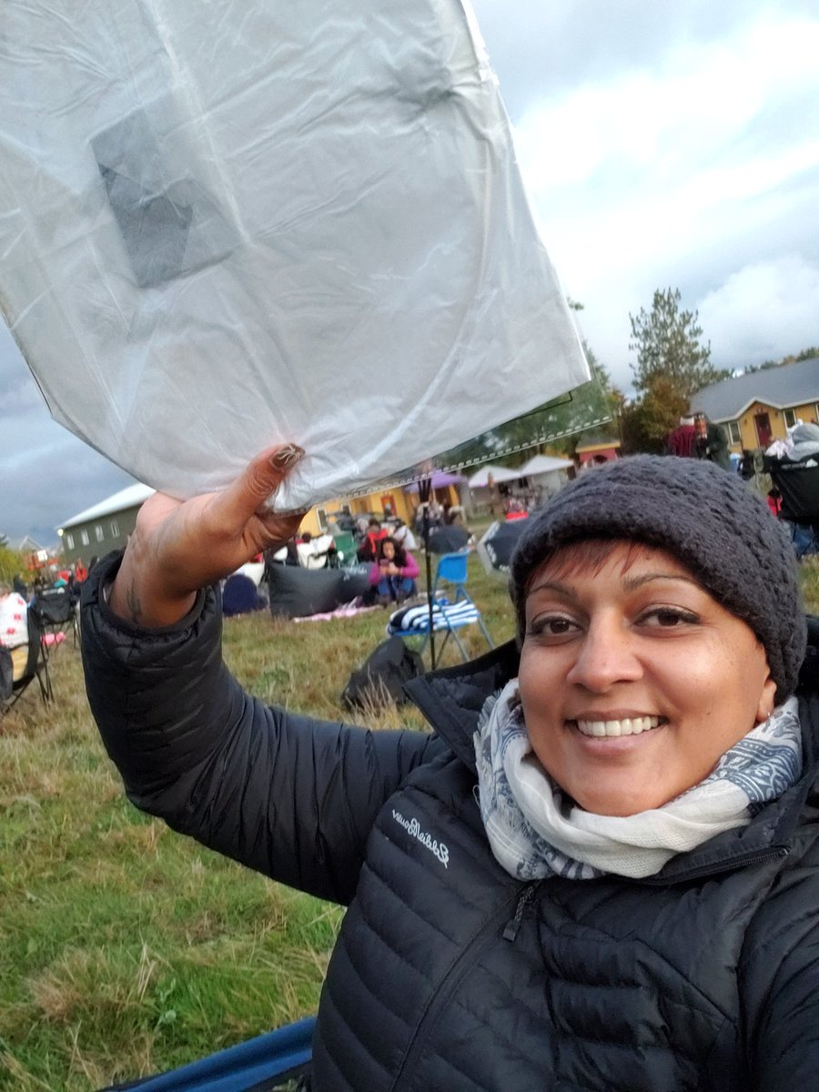 It's chilly but the lanterns will warm us up! ...and maybe a sweatshirt? #whatlightsyou