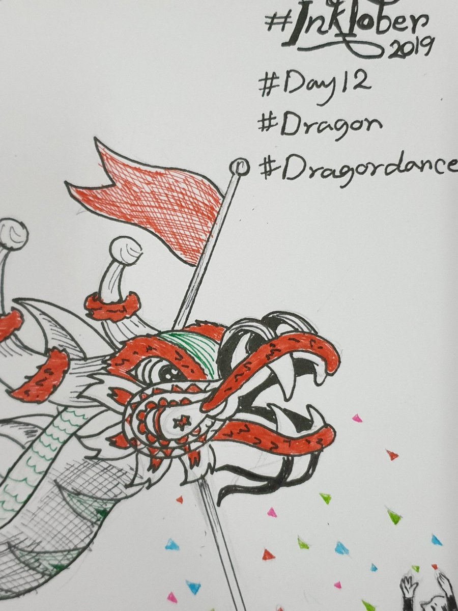 MaabZayed's tweet photo. The dragon dance is one of the most celebrations that were and still amazes me!.
#inktober #inktober2019 #challenges #day12 #dragon #artchallenge #animation #anime #comics #sketch #artwork #motiongraphics #dragondancing #dragondance #china #inktober2019sudan #festival https://t.co/qNgSwvDJvd