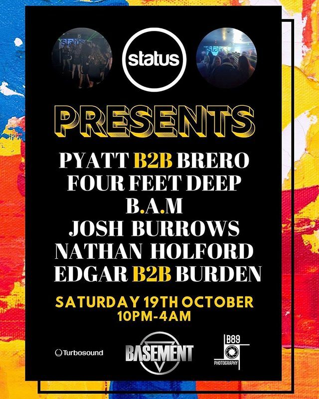 fourfeettweets's tweet photo. Back at it again this coming Saturday for @status_stoke_ let’s get wavey 🏄♂️ #fourfeetdeep #shawry #moskey #ravers #house #housemusiclovers #housemusic #ravin #raving #techhouse #techno #technomusic #techhousemusic #basement #club #saturday #weekendvib… https://t.co/07ljLreT88 https://t.co/lYZqK0jiH8