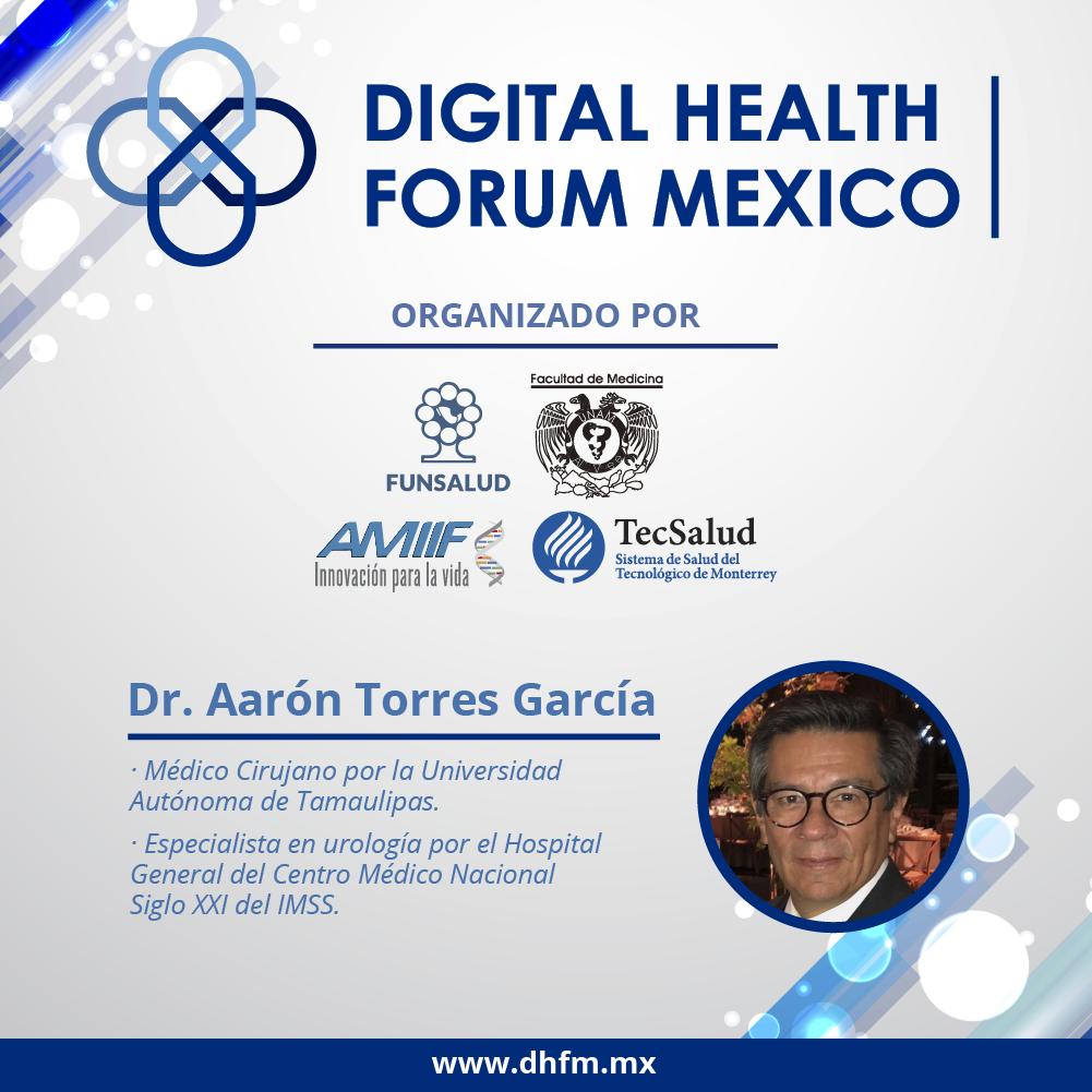 Dr. Aarón Torres García en <a href="/DHFM_MX/">DHFM</a> 

El Dr. Torres es profesor titular de urología oncológica en CMNSXXI. Pionero en la realización de la prostatectomía radical en México.

Registrate aquí: tinyurl.com/y5pqy2fr 

<a href="/FUNSALUDMX/">FUNSALUD</a> <a href="/AMIIFMx/">AMIIF México</a> <a href="/emcs_tecdemty/">Escuela de Medicina y Ciencias de la Salud</a> <a href="/FacMedicinaUNAM/">FacultadMedicinaUNAM</a>