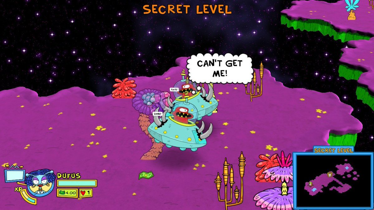 skywheeltops's tweet image. @toejamandearl You even nerfed the secret level. #extrememode