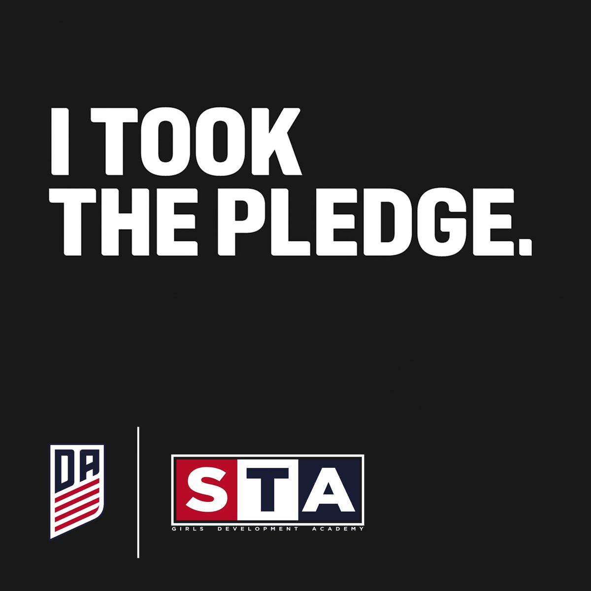 tverschuren's tweet image. We took the pledge #TTPledge @ussoccer_da
