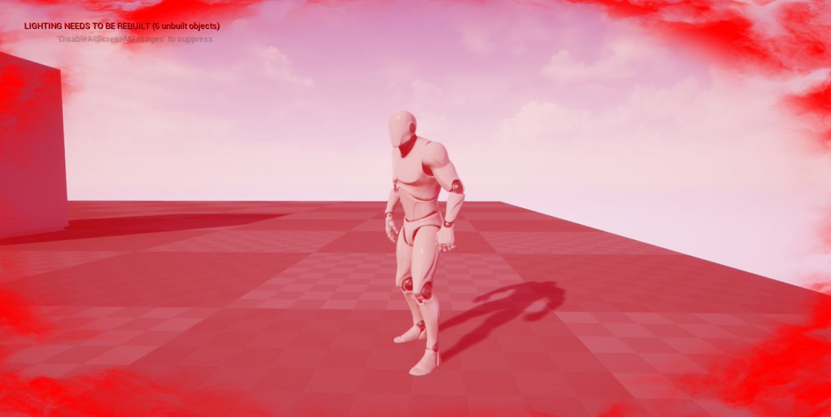 BeeHanelDevArts's tweet photo. I'm trying to replicate that effect in games where the screen goes red when health is low and it's a surprising amount of math #WildMAGIC https://t.co/YqvxtWtS1a