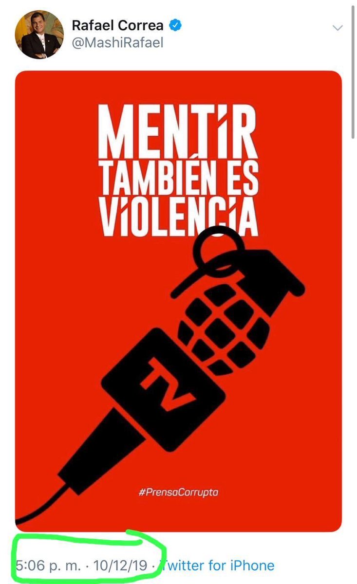 artumoscoso's tweet photo. Por si les quedaba alguna duda de quién está atrás del #TerrorismoEnQuito y del #GolpeDeEstado.
#CorreaOdiaAEcuador
#CorreaHijoDePuta https://t.co/1W8Nq4XIfV