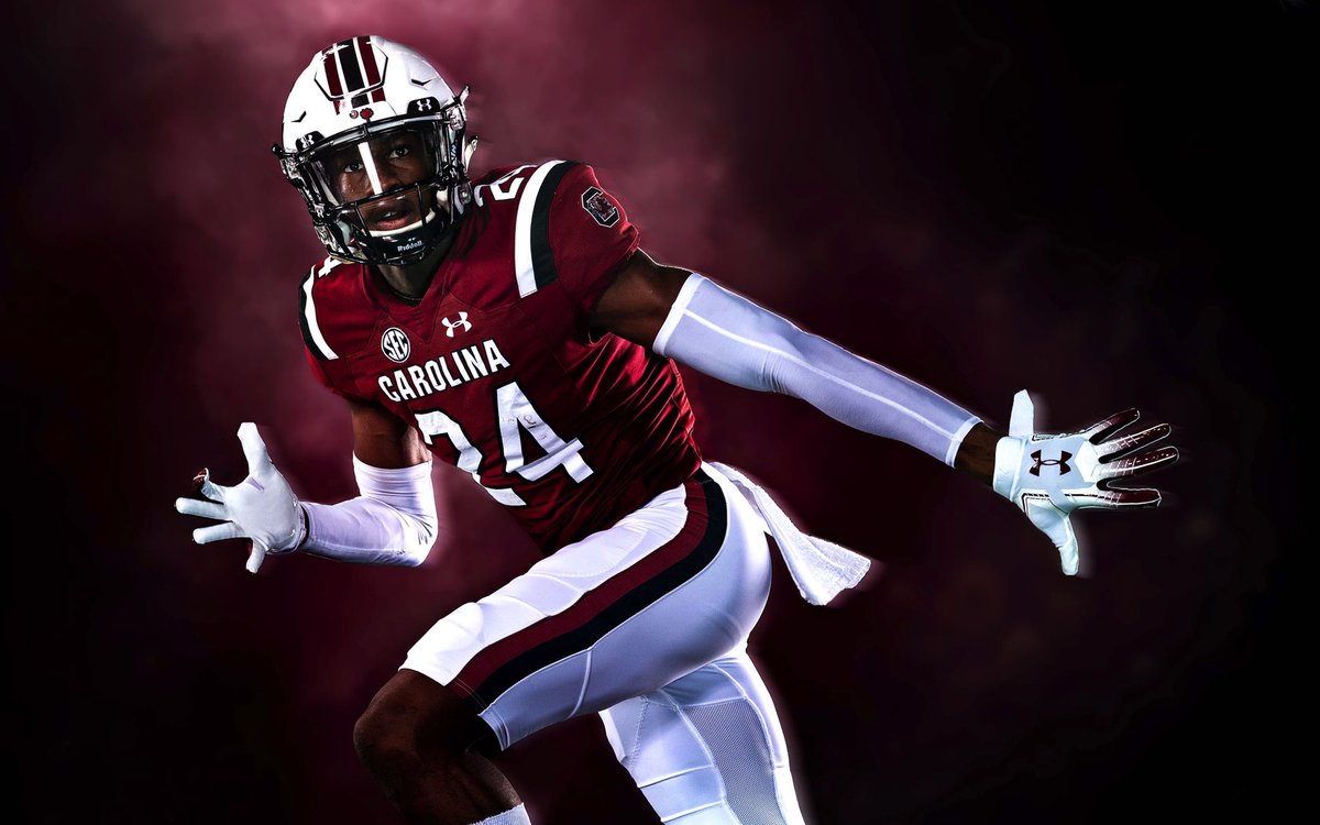 quantzphoto's tweet image. What a game for “Magic Hands” @IsraelMukuamu!! #3int #SpursUp #Gamecocks