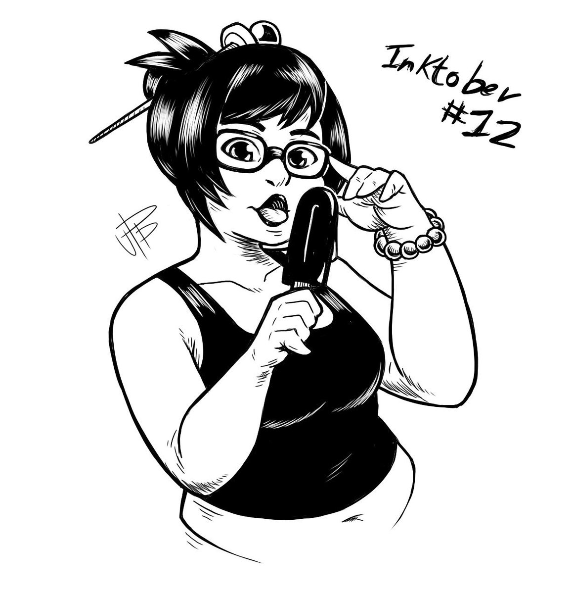 Continuing #Inktober !!
I'm almost sleeping on the tablet these days, but here we go!
Day 10: Kimono Peach from #MarioKartTour.I want it.
Day 11: Bonkers, Fawn and a jealous Catie in the back.
Day 12: Mei in casual clothing tasting a popsicle. 
#Inktober2019 #mei #peach #bonkers 