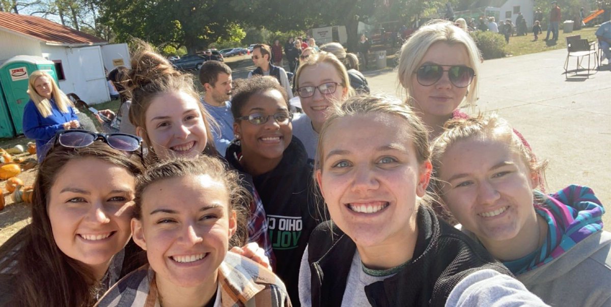 Took a trip to Irons Fruit Farm after the game! Hayride ✔️ Cornmaze ✔️ Apple Cider ✔️ Donuts ✔️