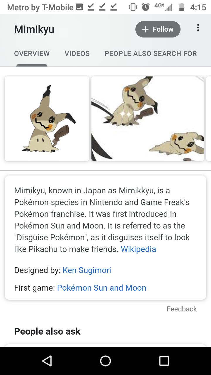 Mimikins, Pokémon Wiki