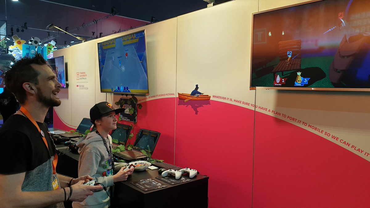 dartybh's tweet photo. Checking out #ForkNight at #PAXAus with @TorrensUni https://t.co/Mb2eN8CSdB