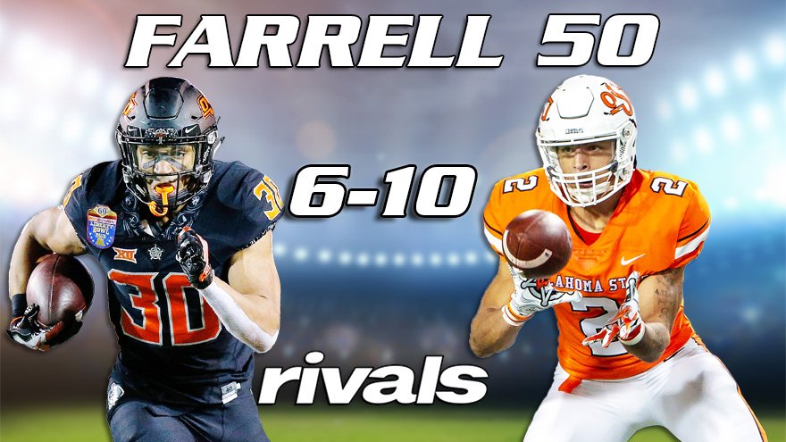 Rivals On Twitter Farrell50 Rivalsmike S Midseason Countdown Of The Nation S Top 50 Players Reaches The Top 10 With One 5 Star And Two Oklahoma State Players In This Group Of Five Https T Co Lmhtkvcqog