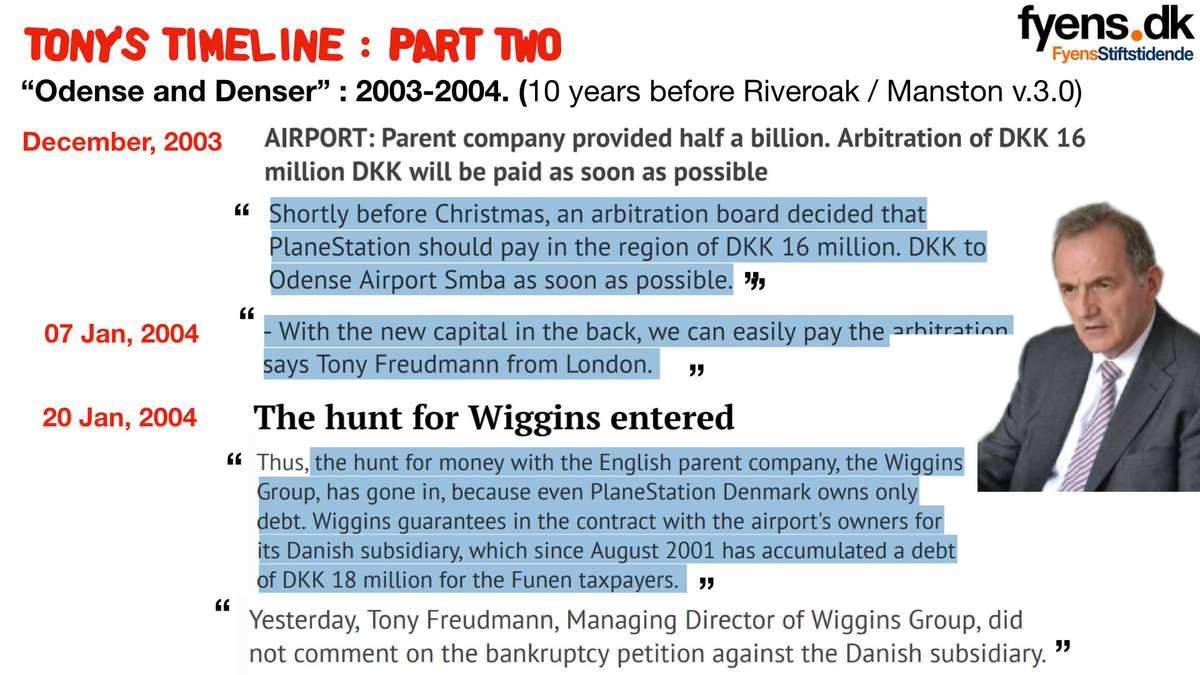 NoFlyZoneMe's tweet image. So apparently the #ManstonAirport cheque is "in the post" for the costly DCO examination. Don't worry, @PINSgov ... remember Tony Freudmann's amazing track record?  Here's what happened in Odense ... (source: Fyens.dk )