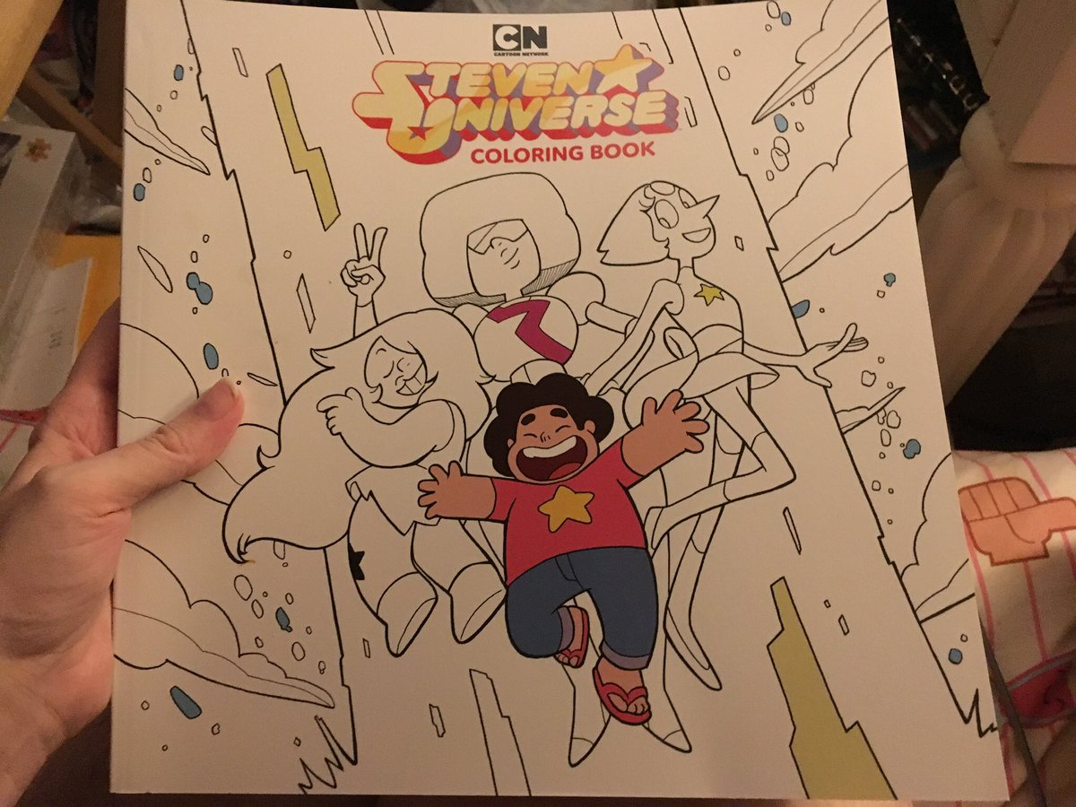 Shiori_Sohma's tweet photo. Early birthday gifts from my parents. I didnโt even know there was an #SU coloring book. #StevenUniverse #CN #Sanrio #HelloKitty #Nickelodeon #Nicktoons #NickSplat #NickelodeonSplat #NicktoonsSplat #Pokemon #coloringbook #coloringbooks #MHA #MyHeroAcademia #MHAS3 #MHAseason3 https://t.co/uBH5bY1rEh