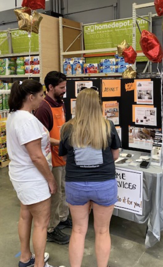 kari_hd's tweet image. Sonny driving Services at Westminster 647 with a Cabinet Makeover and Countertop clinic this weekend. #doitforme @HomeDepot647