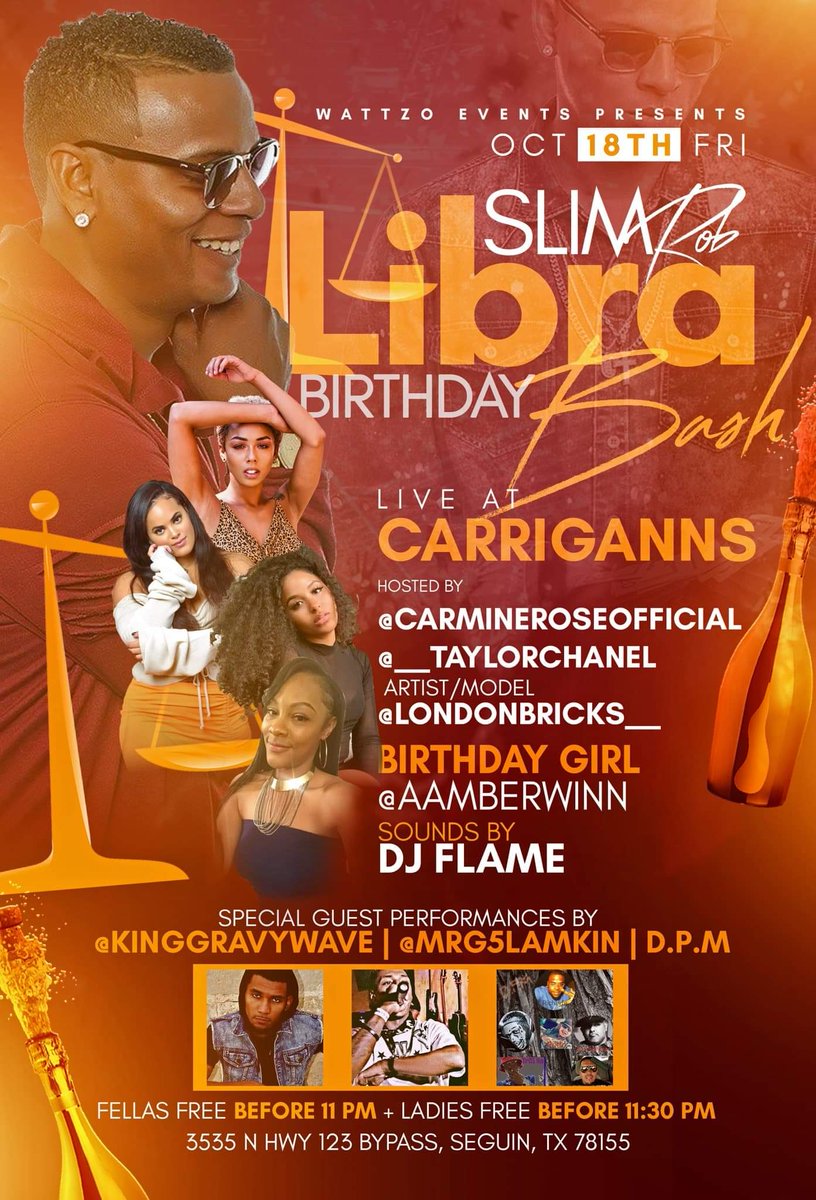 Redd_Johnson20's tweet image. Oct.18 Seguin it's going down at Carriganns come thru and celebrate the homie Slim Rob birthday 🎉 we fenna have the building 🔥 as well as great performances 🎤 Dm for more Info. Come out and support ur locals 💪
#D.P.M  #DistributionDeal📀
