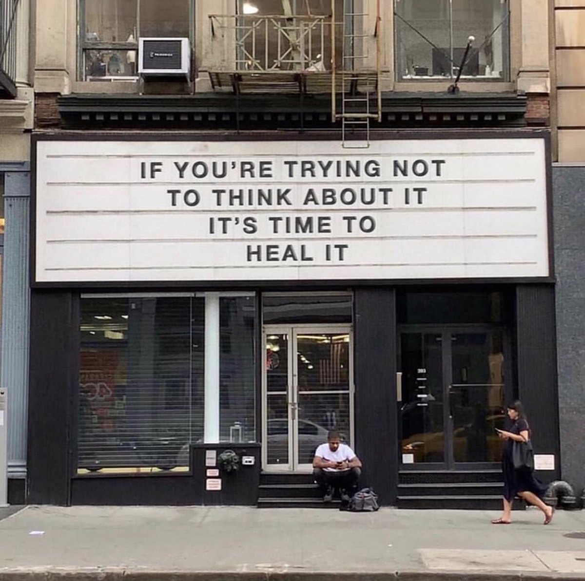 GlennonDoyle's tweet photo. You immediately know exactly what it is for you right? 
Me too
I’m not here to tell you to heal your thing. I’m here to reassure you we all need healing
On things we’re spending more energy trying not to think about than it would take us to face &amp; heal
We’re all humaning together https://t.co/1w6PpiBIeb