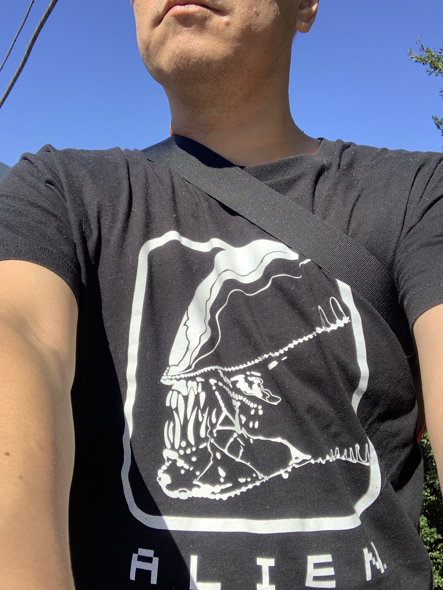 スガピー１号 あと 今日のtシャツはユニクロのエイリアンtシャツ なり 今日のtシャツ T Co Im0eux51j8 Twitter
