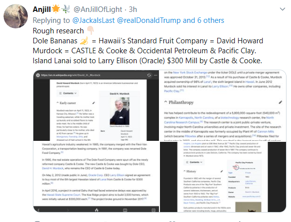 @AnJillOfLight also adding great info as always too. I am putting her link here so when she adds to her post (which I know she will) it will all be here to see. Freakin teamwork. I love the women of WWG1WGA https://twitter.com/AnJillOfLight/status/1183150305321590784
