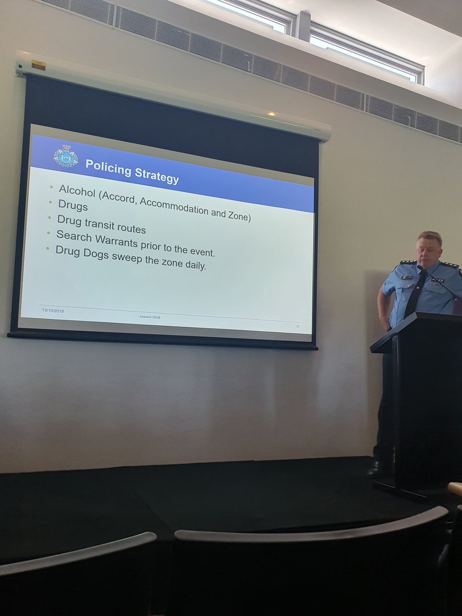 "No you can't write a permission slip for your under 18 year old to take alcohol." It happens! #leaverswa #schoolies #leavers2019 <a href="/LeaversWA/">Leavers WA</a> <a href="/WA_Police/">WA Police Force</a>