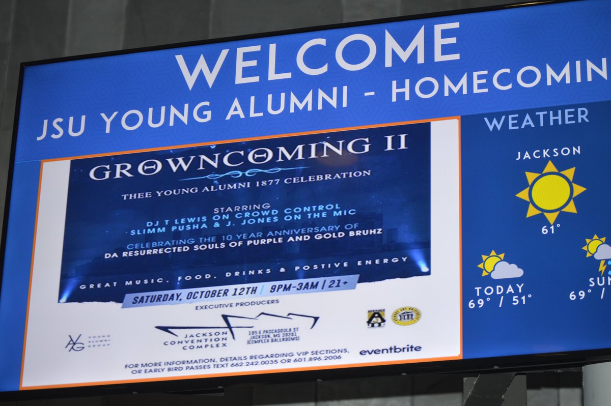 JxnConvention's tweet photo. The party has started at the JCC with the JSU Young Alumni Group! https://t.co/XnAEAvutb1