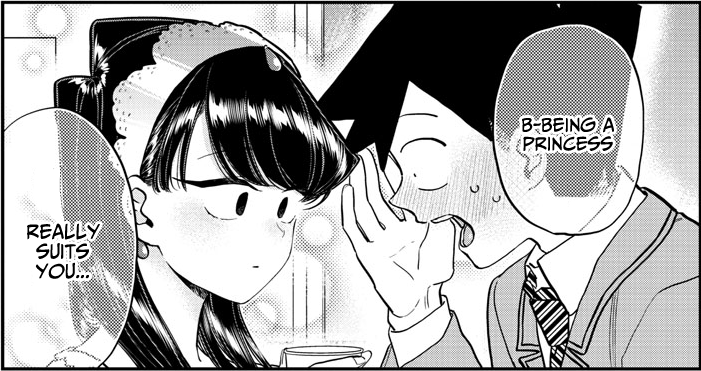 Lit Manga & Anime daily with source on X: *Spoilers from the latest  chapter* 💞 #Souce: Komi-san wa Komyushou Desu by Oda Tomohito, Scanlanated by Komi-Scans on @MangaDex