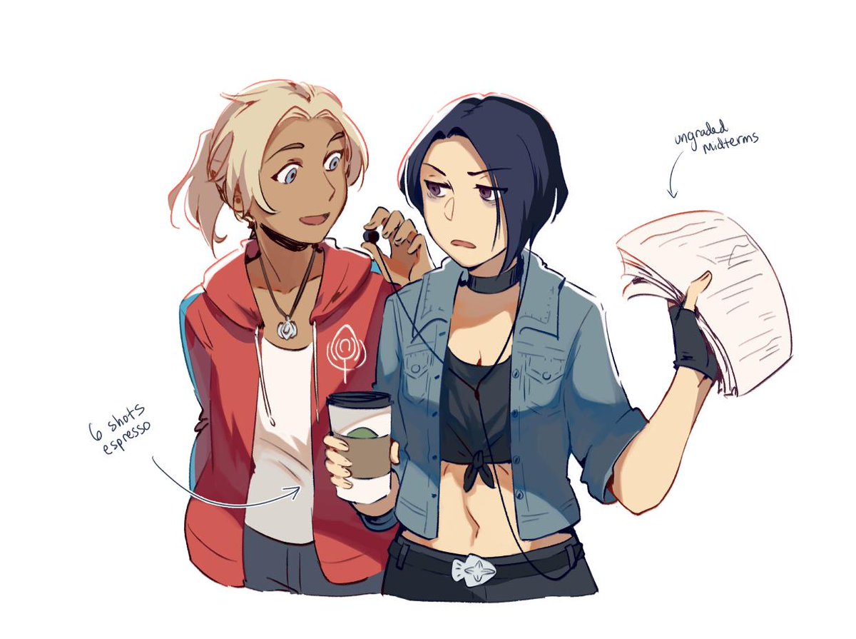 ive got one (1) brain cell and rn its grad school au