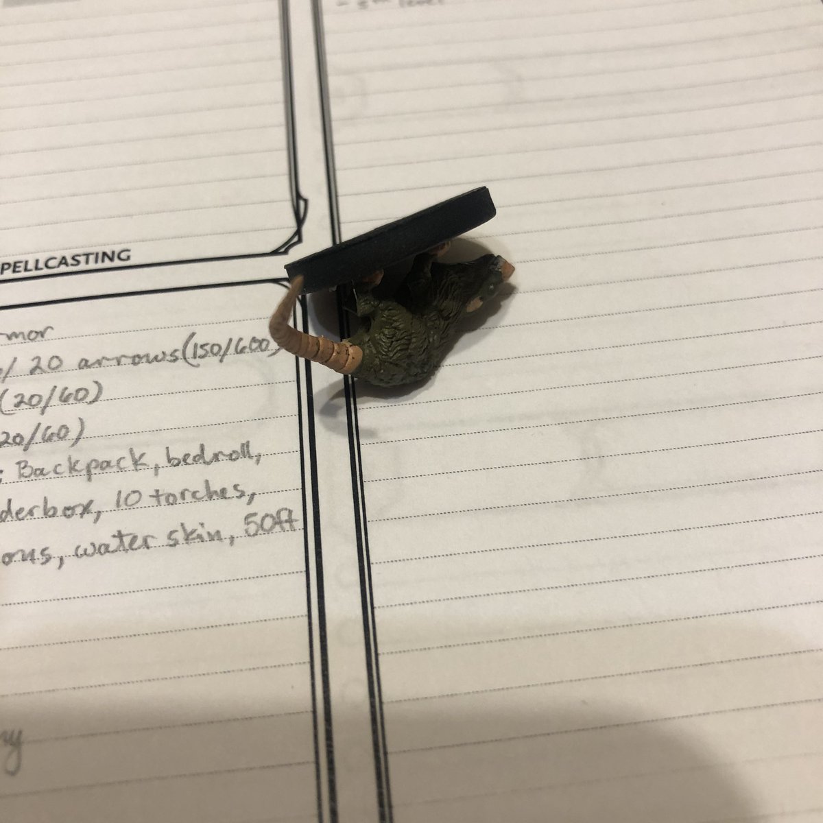ComixBookGurl's tweet photo. First roll... critical hit. #dnd #myfirstcampaign #Tiefling #ranger https://t.co/hWo8VF5rRn