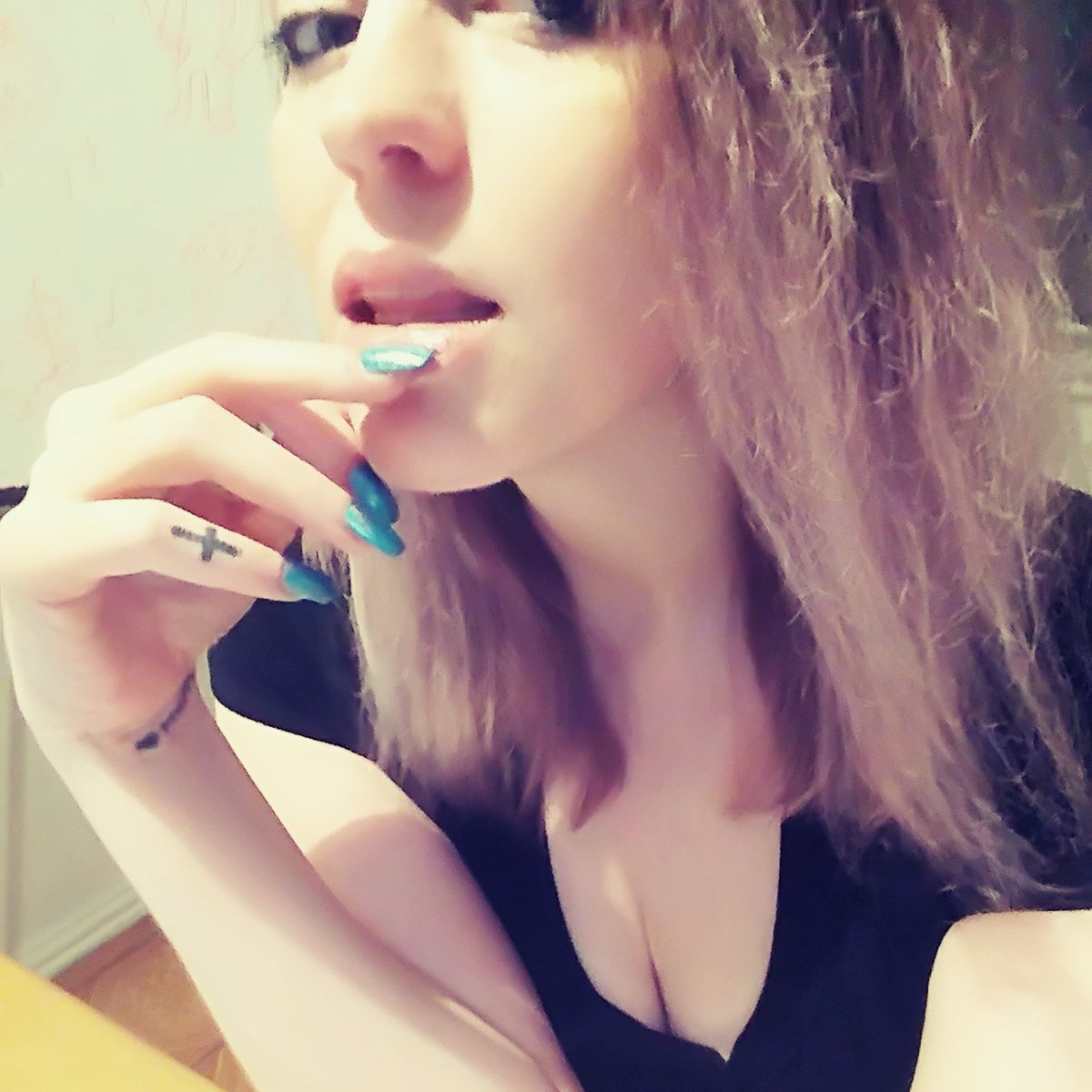 My hair when I don't straighten it is just fucking unruly. I should shave my head.