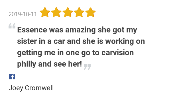 CarVisionAuto's tweet photo. New 5.0-star Review: "Essence was amazing she got my sister in a car and she is working on getting me in one go... https://t.co/0hoEJP6Rsf