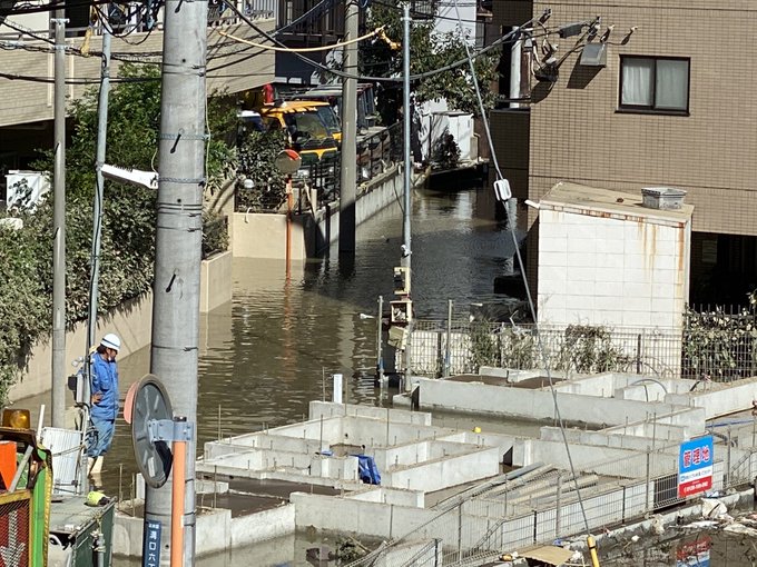 浸水 溝の口