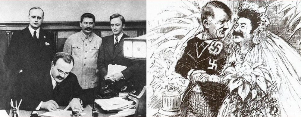 Disinfo_Digest's tweet photo. The Stalinist Soviet Union is as guilty for starting World War II as Nazi Germany. The Molotov-Ribbentrop Pact. Author: @InfoOps_Polska #80WWII https://t.co/SLpUIpDzo6 https://t.co/KYybdoFIB7