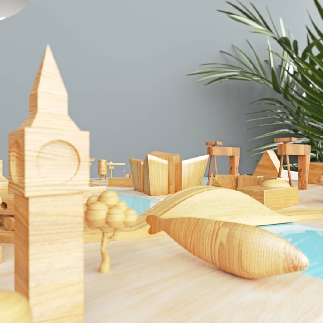 Can you spot all the important monuments and buildings seen in this visualisation? 😜 #HappyWeekend #francosandcosta #architecturalvisualisationagency #cowfielddesign #productCGI #3ddesign #3dart #architecturerender #renderlovers #cgworld #whatarender #belfast #HappySunday #wood