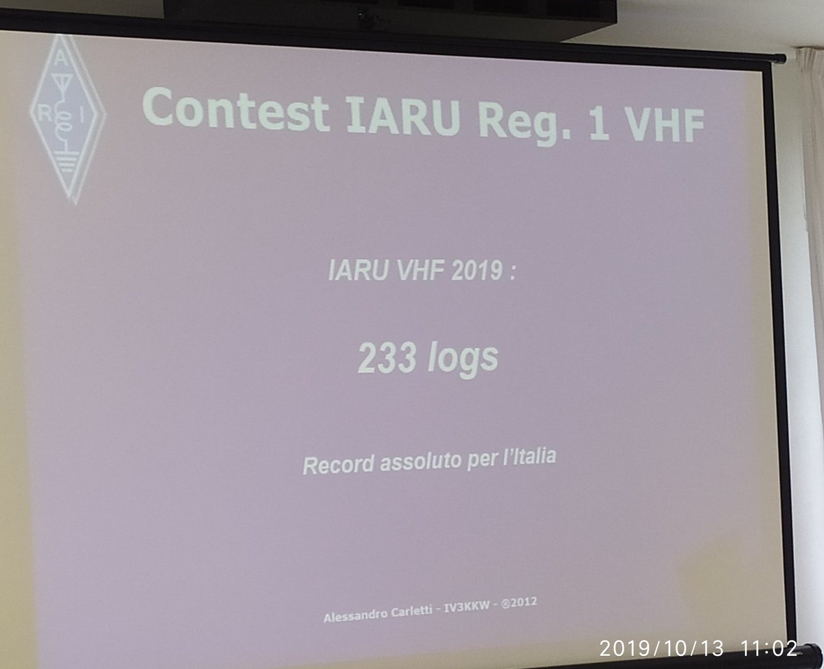 hb9dur's tweet photo. Bravi italiani! #vhf #contest #hamradio #iarur1 https://t.co/oHj4d3GUOw
