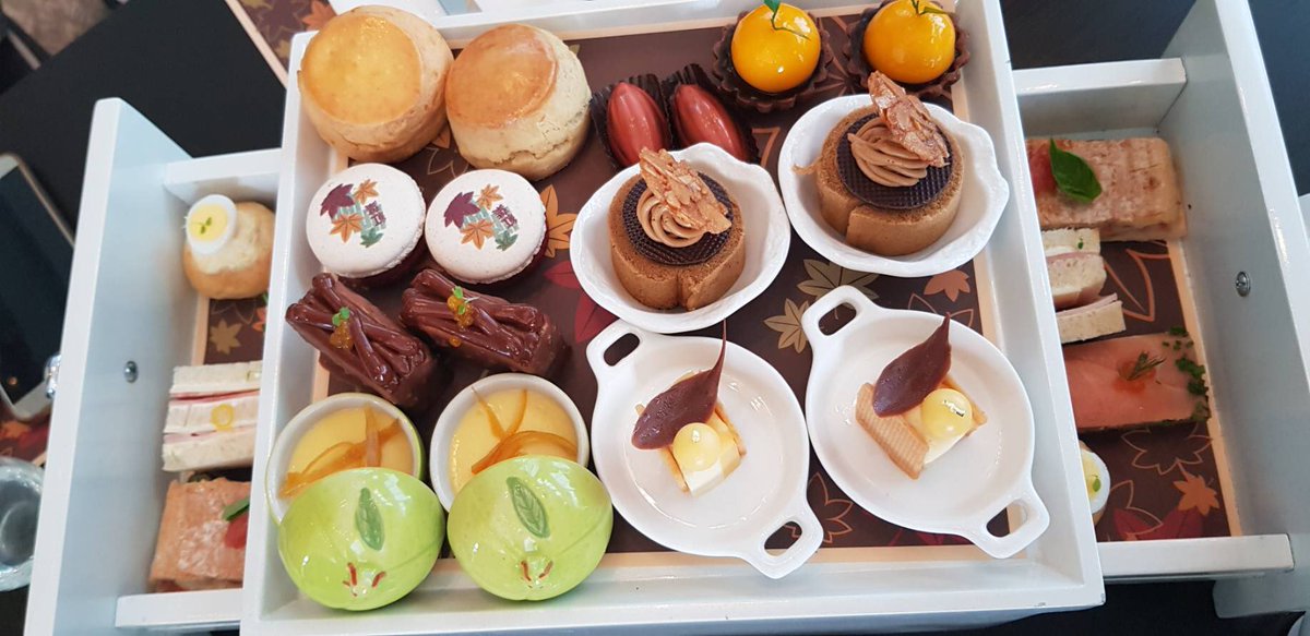 nomtuoy's tweet photo. Afternoon Tea  เก๋ๆ ��ไตล์ญี่ปุ่น ไม่ซ้ำใคร มี 2 แบบ ทั้งคาวและหวาน ที่ รรโอกุระ เพรสทีจ @aroii @KritPK3 @ThailandFanClub @tri333 @thaiteawthai_pk @FoodAndDrink_FD https://t.co/zVsqpv1VIm