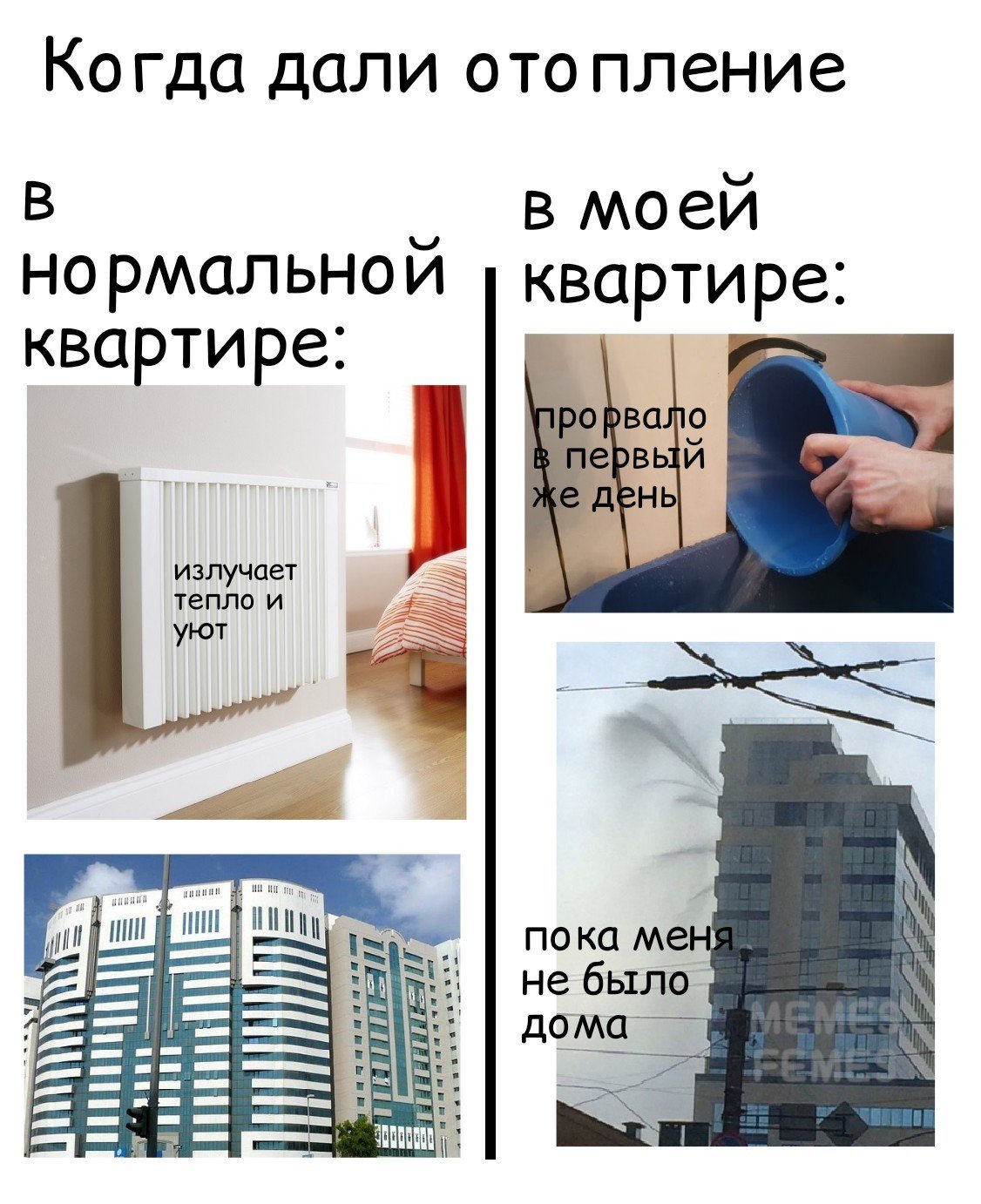 Мемы про отопление