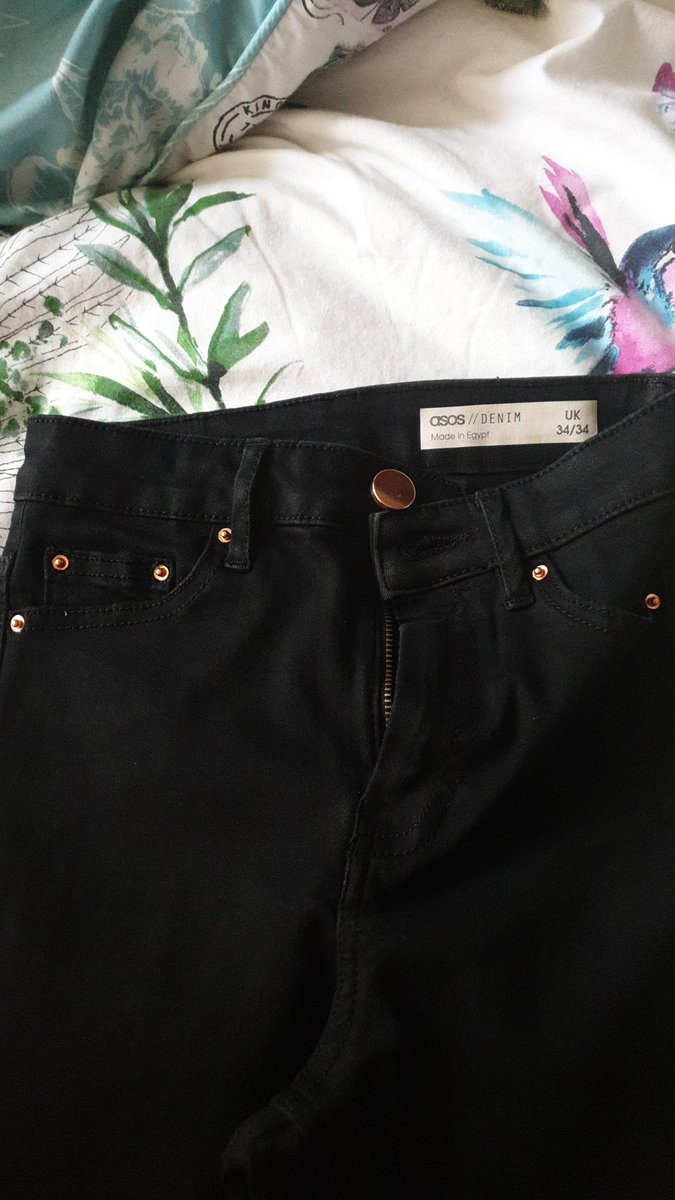 Beth ✨ (@__bethh) on Twitter photo Dear @ASOS <a href="/ASOS_HeretoHelp/">@ASOS_heretohelp</a>, I ordered these in the week and they arrived with pair exactly the same size so I took the tags off stupidly and have gone to put them on today and they are more like a 24 inch waist! Help!!!!! Dear @ASOS <a href="/ASOS_HeretoHelp/">@ASOS_heretohelp</a>, I ordered these in the week and they arrived with pair exactly the same size so I took the tags off stupidly and have gone to put them on today and they are more like a 24 inch waist! Help!!!!!